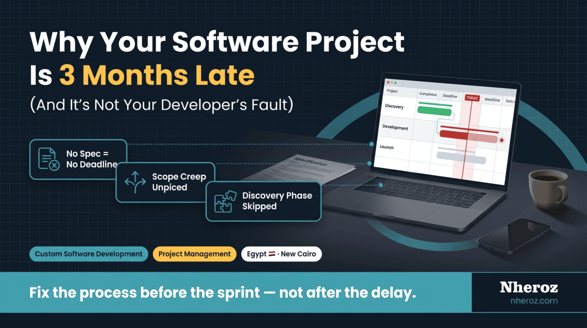 Why Your Software Project Is 3 Months Late (And It's Not Your Developer's Fault)